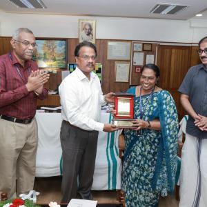 Retirement function of Smt.Jayakumari (PTS) held on  26/11/2024